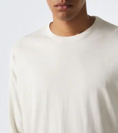 Auralee Cotton and cashmere jersey T-shirt | Thumbnail 2