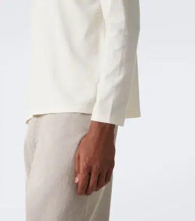 Auralee Cotton and cashmere jersey T-shirt | Thumbnail 4
