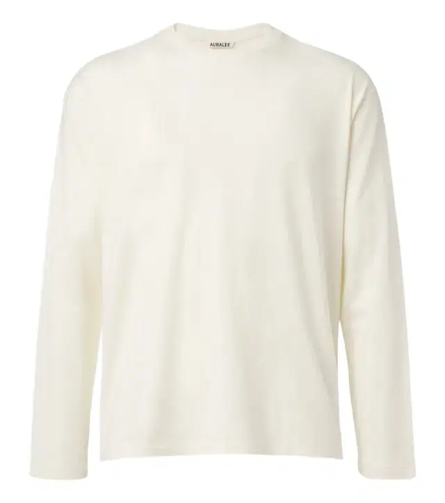 Auralee Cotton and cashmere jersey T-shirt