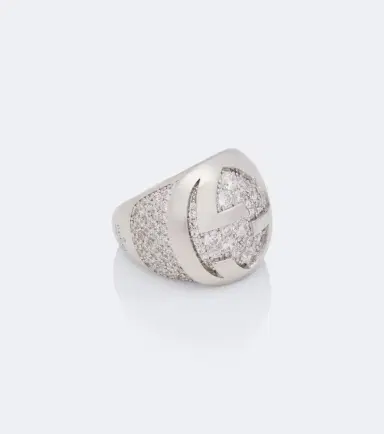Gucci Interlocking G embellished ring | Thumbnail 2 Gucci Interlocking G embellished ring | Thumbnail 2