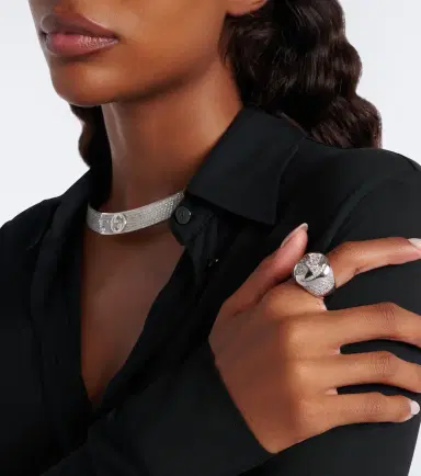 Gucci Interlocking G embellished ring | Thumbnail 3 Gucci Interlocking G embellished ring | Thumbnail 3