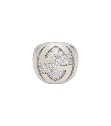 Gucci Interlocking G embellished ring | Thumbnail 1 Gucci Interlocking G embellished ring | Thumbnail 1