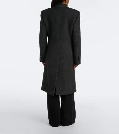 Isabel Marant Erla double-breasted wool and cotton coat | Thumbnail 6