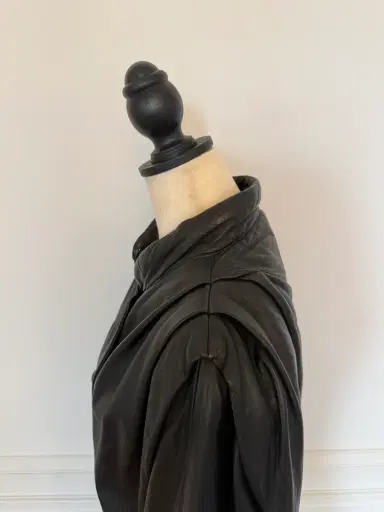 Jen Wonders Studio Black Leather Bomber Jacket | Thumbnail 6