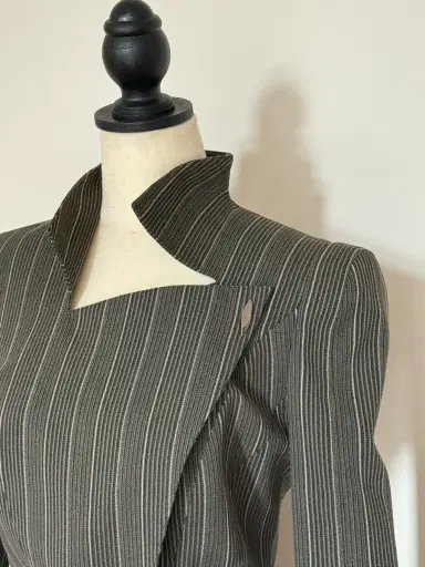 Jen Wonders Studio Pinstripe Mugler Blazer | Thumbnail 3 Jen Wonders Studio Pinstripe Mugler Blazer | Thumbnail 3