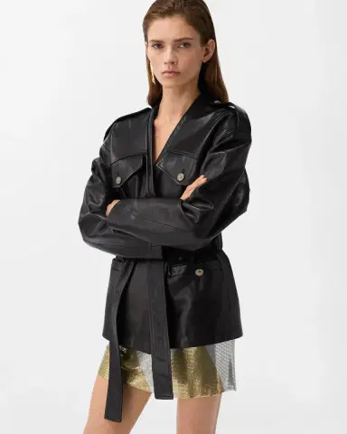 Versace Leather Blouson | Thumbnail 2