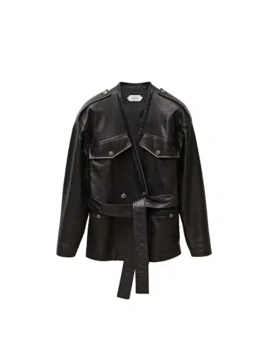 Versace Leather Blouson | Thumbnail 1