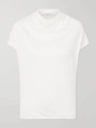 Another Tomorrow Draped Jersey Top | Thumbnail 1