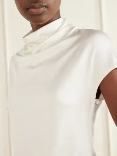 Another Tomorrow Draped Jersey Top | Thumbnail 5