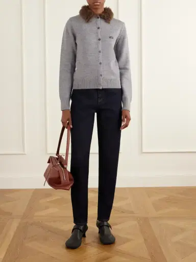Loewe Anagram-embroidered High-rise Straight-leg Jeans | Thumbnail 2