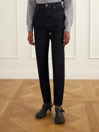 Loewe Anagram-embroidered High-rise Straight-leg Jeans | Thumbnail 3