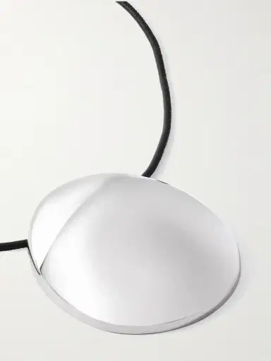 Alaïa Silver-tone Leather Necklace | Thumbnail 4