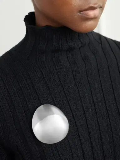 Alaïa Silver-tone Leather Necklace | Thumbnail 5