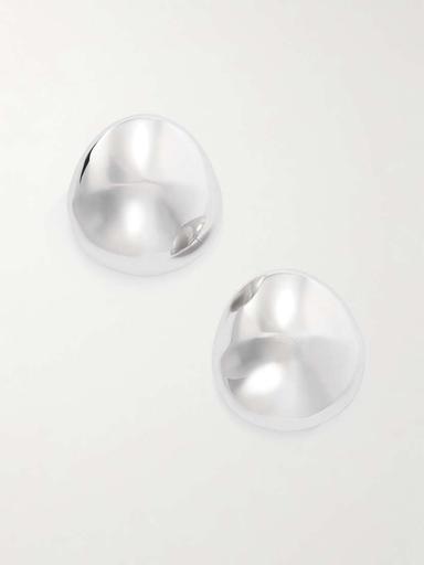 Alaïa Dome Silver-tone Earrings | Thumbnail 1