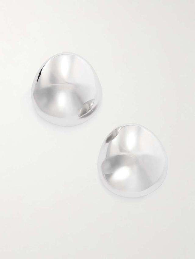 Alaïa Dome Silver-tone Earrings