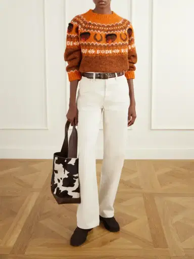 BODE Corral Fair Isle Alpaca-blend Sweater | Thumbnail 2