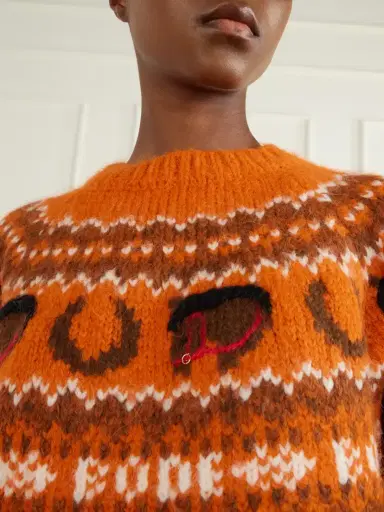 BODE Corral Fair Isle Alpaca-blend Sweater | Thumbnail 5