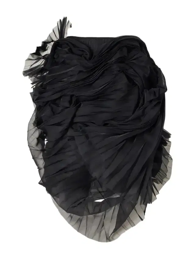 Pauline Dujancourt Minna Eerie Ruched Tulle Knee-length Skirt