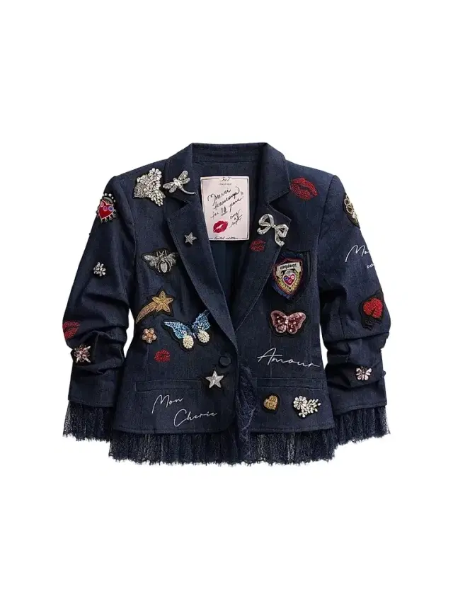 Cinq à Sept Women's Greatest Hits Le Petit Roxie Denim Jacket