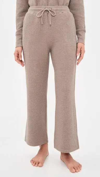 Negative Waffle Knit Cropped Track Pants | Thumbnail 2 Negative Waffle Knit Cropped Track Pants | Thumbnail 2