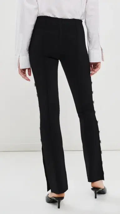 Proenza Schouler Martina Pants in Compact Stretch Viscose | Thumbnail 3 Proenza Schouler Martina Pants in Compact Stretch Viscose | Thumbnail 3