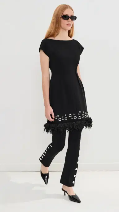 Proenza Schouler Martina Pants in Compact Stretch Viscose | Thumbnail 5 Proenza Schouler Martina Pants in Compact Stretch Viscose | Thumbnail 5