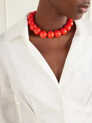 Carolina Herrera Ball Resin Necklace | Thumbnail 2 Carolina Herrera Ball Resin Necklace | Thumbnail 2