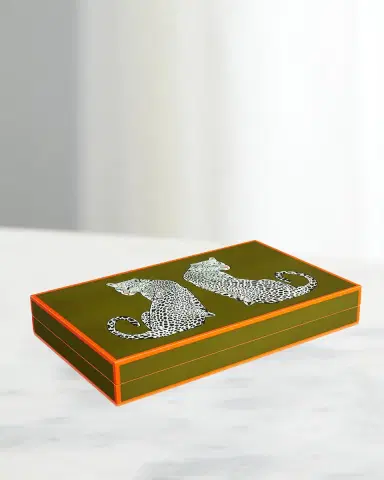 Jonathan Adler Leopard Backgammon Set | Thumbnail 1 Jonathan Adler Leopard Backgammon Set | Thumbnail 1