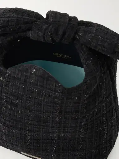 Aquazzura Bow Tie Mini Metallic Tweed Tote | Thumbnail 6 Aquazzura Bow Tie Mini Metallic Tweed Tote | Thumbnail 6