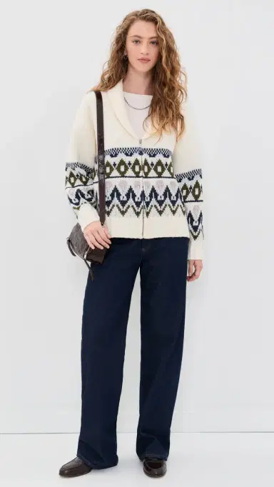 Joe's Jeans The Inga Fair Isle Cardigan | Thumbnail 5 Joe's Jeans The Inga Fair Isle Cardigan | Thumbnail 5