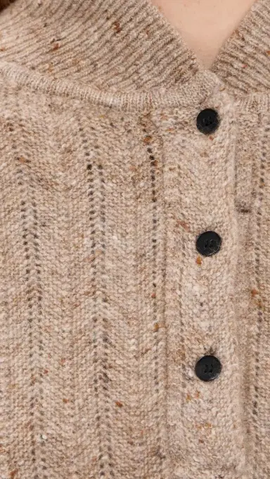 Co Cropped Henley Sweater | Thumbnail 6