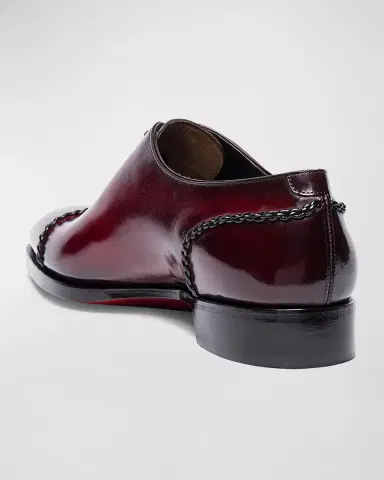 Santoni Men's Limited Edition Pierce Leather Oxfords | Thumbnail 3