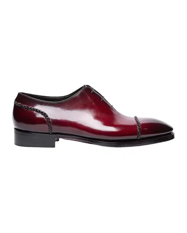 Santoni Men's Limited Edition Pierce Leather Oxfords