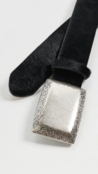 L'Agence Solera Engraved Plaque Belt | Thumbnail 5