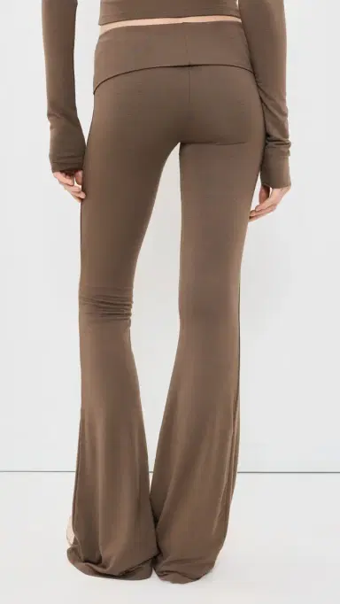 ÉTERNE Fold Over Flare Pants | Thumbnail 3