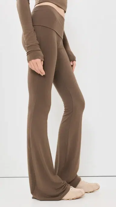 ÉTERNE Fold Over Flare Pants | Thumbnail 4