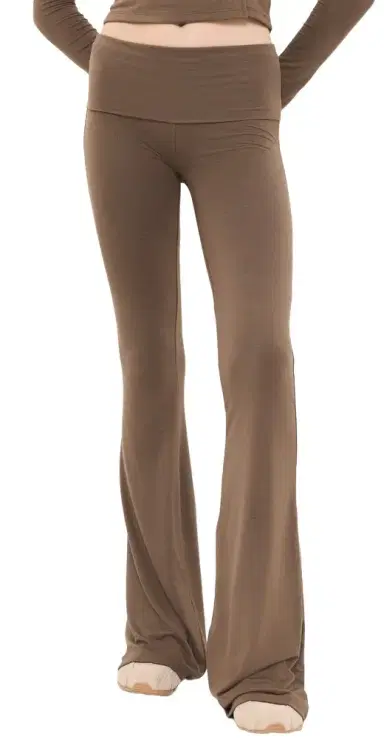 ÉTERNE Fold Over Flare Pants | Thumbnail 1