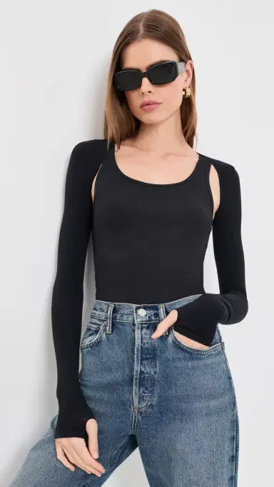 Commando Ballet Body Shrug with Thumbholes | Thumbnail 2 Commando Ballet Body Shrug with Thumbholes | Thumbnail 2