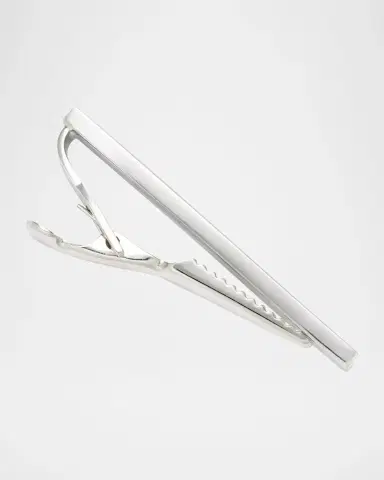 Link Up Men's Mother-Of-Pearl Stripe Tie Bar | Thumbnail 2