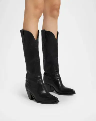 Golden Goose Wish Star Francesca Knee High Cowboy Boots | Thumbnail 2