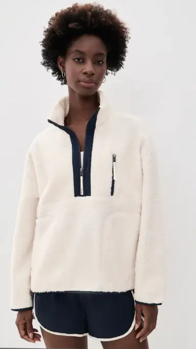 Splits59 Reese Sherpa Quarter Zip Pullover | Thumbnail 2 Splits59 Reese Sherpa Quarter Zip Pullover | Thumbnail 2