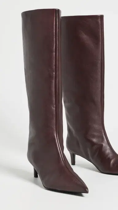 Free People Kiki Kitten Heel Leather Boots | Thumbnail 5
