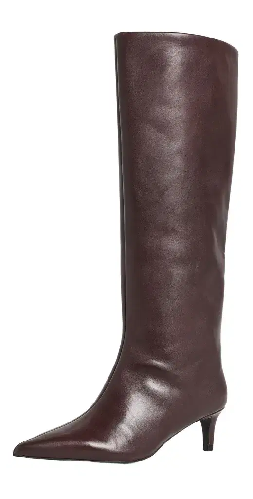 Free People Kiki Kitten Heel Leather Boots