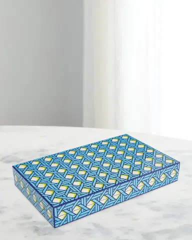 Jonathan Adler Basketweave Backgammon Set | Thumbnail 2 Jonathan Adler Basketweave Backgammon Set | Thumbnail 2