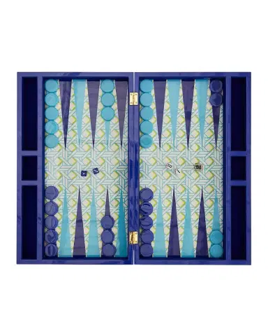 Jonathan Adler Basketweave Backgammon Set | Thumbnail 1 Jonathan Adler Basketweave Backgammon Set | Thumbnail 1