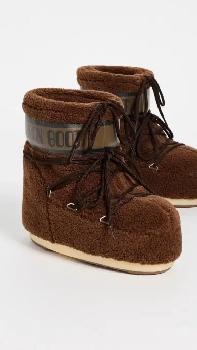 Moon Boot Icon Low Fleece Boots | Thumbnail 5 Moon Boot Icon Low Fleece Boots | Thumbnail 5