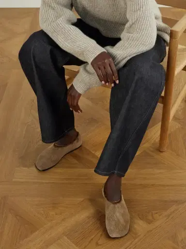 Lemaire Glove Calf Hair Slip-ons | Thumbnail 2