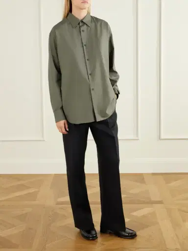 Auralee Cotton-twill Shirt | Thumbnail 2
