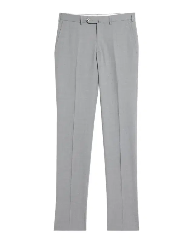 Isaia Men's Wool Flat Front Pants