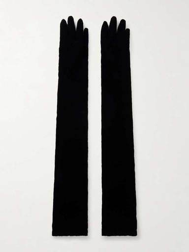 Alaïa Velvet Gloves | Thumbnail 1